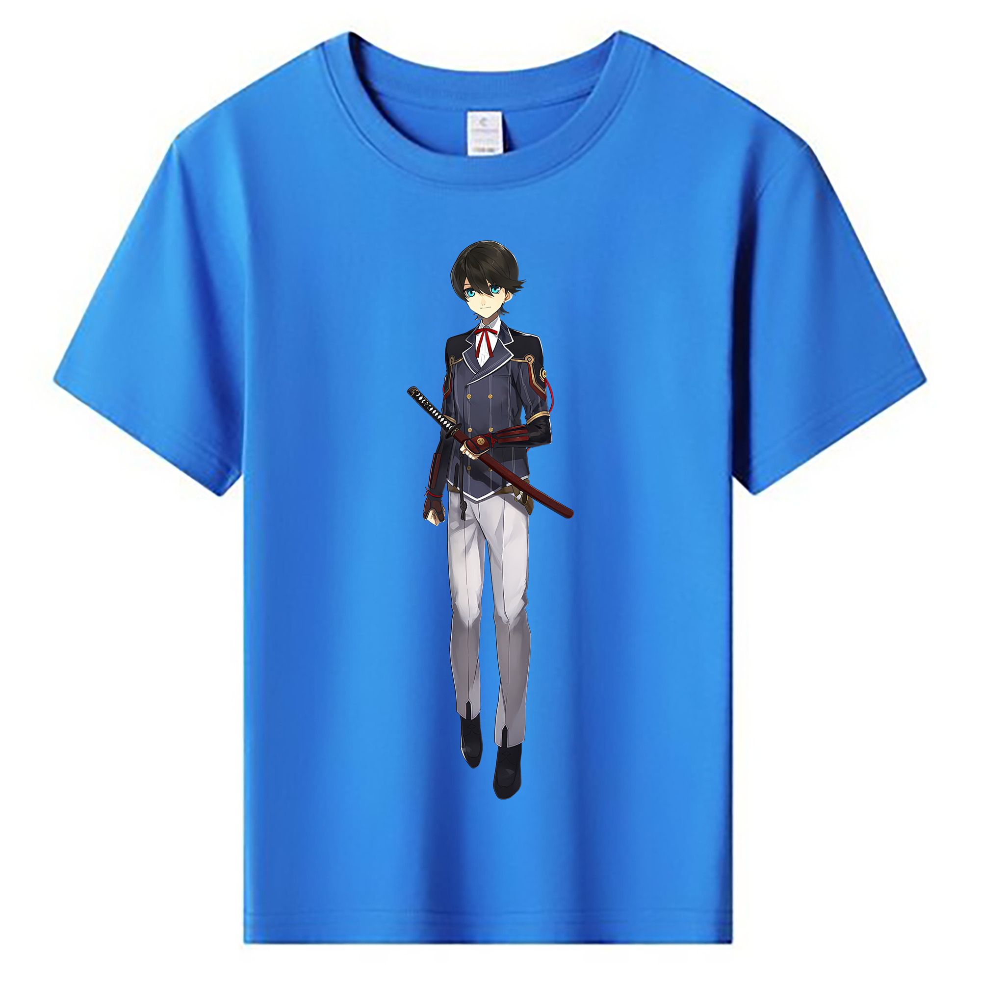 （画像用） 刀剣乱舞 Touken Ranbu 綿100％キッズTシャツ（フロントプリント）